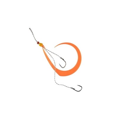 ジャッカル タイラバ 鯛ラバ ビンビンスイッチキャンディスペアラバーフックセット ロング ブライトオレンジ