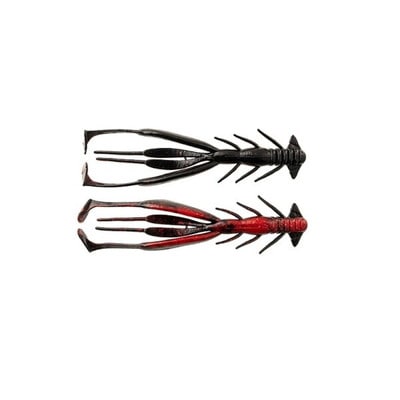 ジャッカル ワーム ブリーカー ジミーシュリンプ3.8インチ アカハラデビル