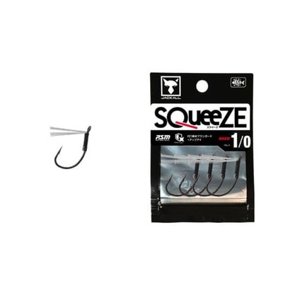 ジャッカル ワームフック スクイーズ 1/0