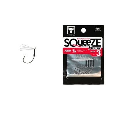 ジャッカル ワームフック スクイーズフィネス 3