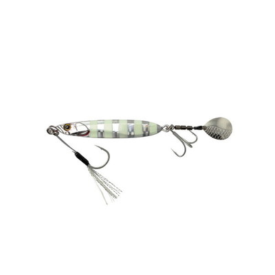 ジャッカル メタルジグ ビッグバッカー E・ブレード 40g グローストライプ