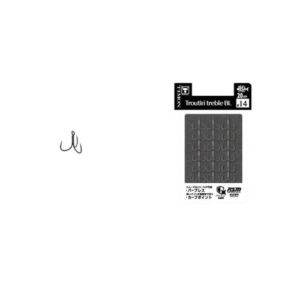 ジャッカル トリプルフック TIMONトラウティントレブルBL 20P 14