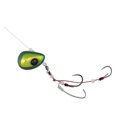 ジャッカル テンヤ ビンビンテンヤ鯛夢 遊動 25号 グリーンゴールド