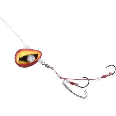 ジャッカル テンヤ ビンビンテンヤ鯛夢 遊動 30号 レッド/ゴールド