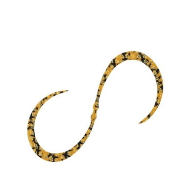 ジャッカル タイラバ 鯛ラバ ビンビン玉カスタムネクタイ カーリー シマシマオレンジゴールドラメ