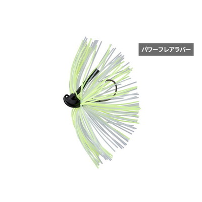 ジャッカル ラバージグ アナーキー パワーフレア 9g マジックライトチャート