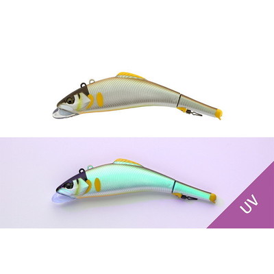 ジャッカル 鮎ルアー オトリミノーバイブ98ヘビー UV明滅鮎