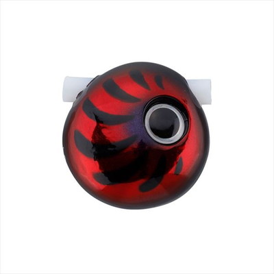 ジャッカル タイラバ 鯛ラバ 鉛式ビンビン玉スライドヘッド 45g シマシマブラックレッド