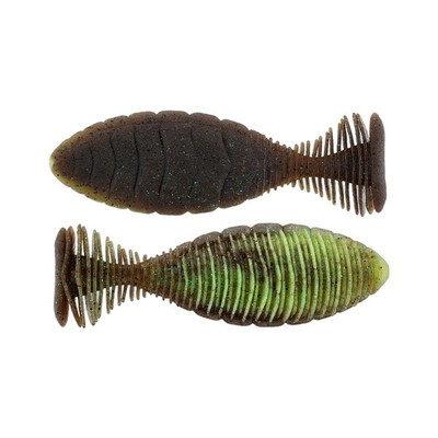 ジャッカル ワーム シボフラット4.8インチ ジミーグリパン/チャート