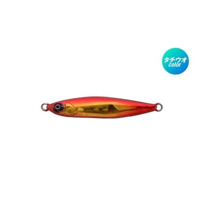ジャッカル メタルジグ フラッグトラップ 80g タチウオColor シラスアカキン/クラッシュホロ