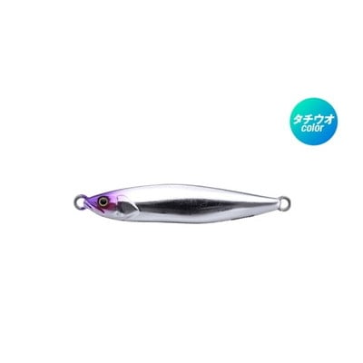 ジャッカル メタルジグ フラッグトラップ 100g タチウオColor UVミラーシルバー