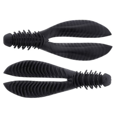 ジャッカル ワーム リビングバニー3.8インチ エラストマー ストレートブラック