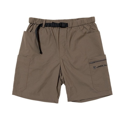 ジャッカル ウェア PA-B004 フィッシングショートパンツ ブラウン L