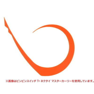 ジャッカル タイラバ 鯛ラバ ビンビン玉カスタムネクタイ マスターカーリーMEDIUM マスターオレンジ