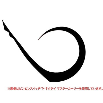 ジャッカル タイラバ 鯛ラバ ビンビン玉カスタムネクタイ マスターカーリーMEDIUM オレンジエッジブラック