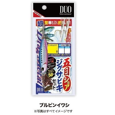 デュオ(DUO) 五目ショアジグサビキセット 30g ブルピンイワシ メタルジグ