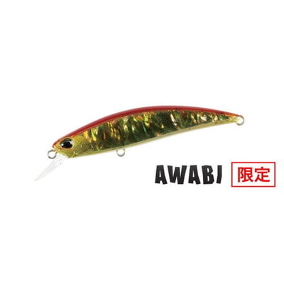 デュオ トラウトプラグ 24スピアヘッド リュウキ70S アワビ CCC4115 赤金アワビ