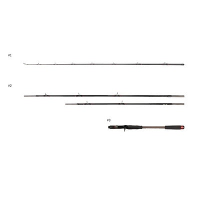 ゼニス シーバスロッド ルビナベスティア LB-B85/763HF (ベイト/変則3ピース)