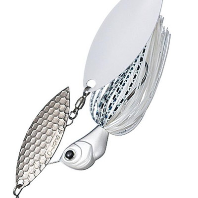 エバーグリーン スピナーベイト バズベイト Dゾーン 1/2oz ダブルウィロー #04 スーパーホワイト