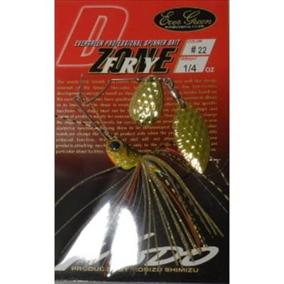 エバーグリーン Dゾーンフライ 1/4OZ タンデムウィロー #06 ホットタイガー(F/R:ゴールド)