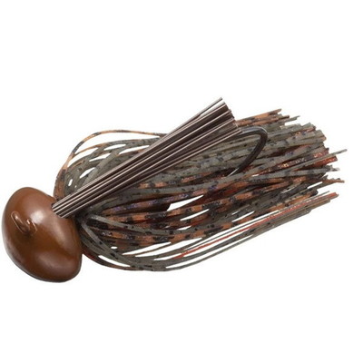 エバーグリーン ラバージグ リアクションフットボール 3/4oz #124 グリーンパンプキンクロー