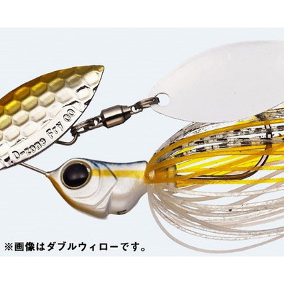 エバーグリーン スピナーベイト バズベイト DゾーンフライTG 1/4oz シングルウィロー #27 チャートシャッド