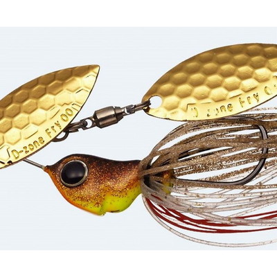 エバーグリーン スピナーベイト バズベイト Dゾーンフライ TG 1/4oz ダブルウィロー #22 クロキン