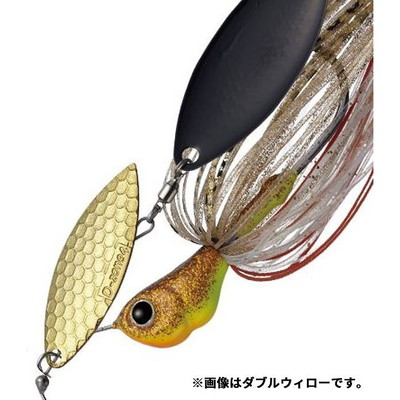 エバーグリーン スピナーベイト バズベイト Dゾーン 1/2oz タンデムウィロー #59 ゴールドブラック
