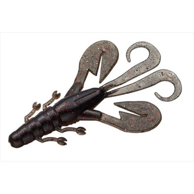 エバーグリーン ワーム ダブルモーション 3.6インチ #144 ブラック/エビミソ