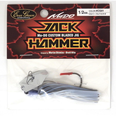エバーグリーン ラバージグ ジャックハンマー 1/2oz #CG01 CGPUワカサギ