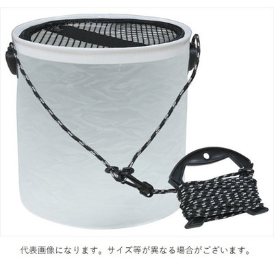マルシン漁具 バケツ スケルトンバケツ丸 24cm