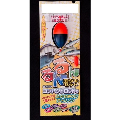 マルシン漁具 仕掛け るんるん玉ウキセット M