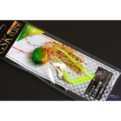 マルシン漁具 タイラバ 遊動式鯛ラバ GSKスライド グリーンゴールド 60g