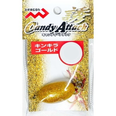 マルシン漁具 フック付きオモリ キャンディーアタック 100g キンキラゴールド