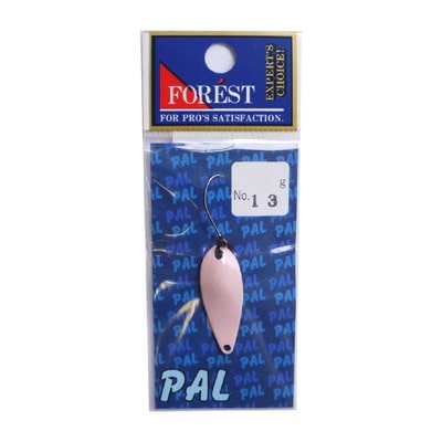 フォレスト PAL1.6g No.13 ライトピンク スプーン