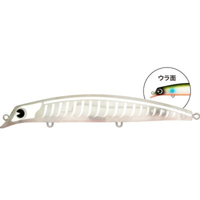 アイマ シーバスルアー サスケ 120 裂波 #X5629 パールボラOB大解剖