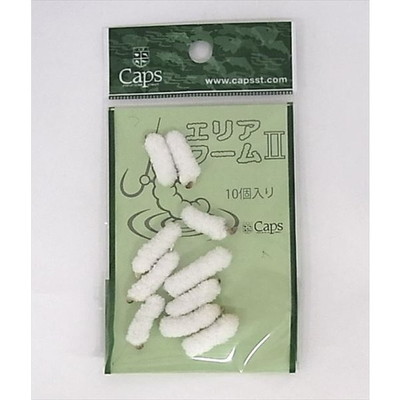 キャップス Caps フライ用品 エリアワームII ホワイト