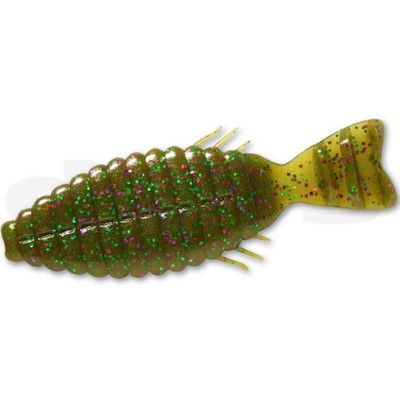 デプス バスルアー ブルフラット2インチ #115 グリーンパンプキン/パープル&グリーンフレーク