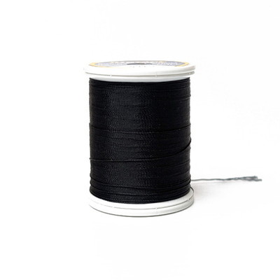 ジャストエース ポリエステル ダルスレッド (A) 細糸 200m 402 ブラック