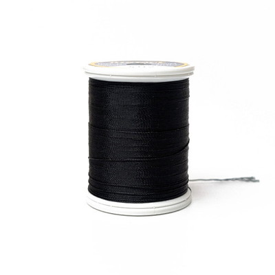 ジャストエース ポリエステル ダルスレッド (C)太糸 100m 402 ブラック