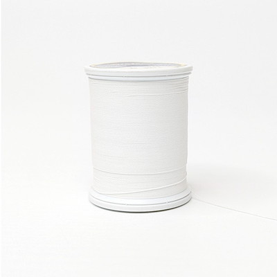 ジャストエース ポリエステル ダルスレッド (C)太糸 100m 401 ホワイト