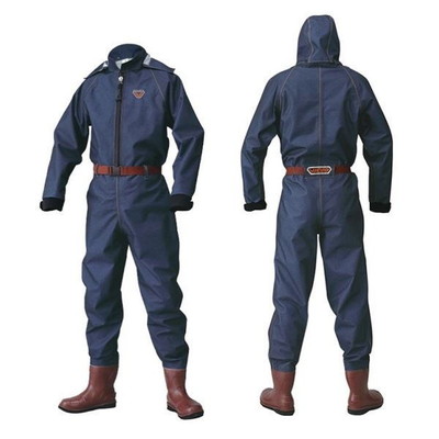 ウェア ビセオ G-TEXデニムウェダースーツ インディゴブルー M