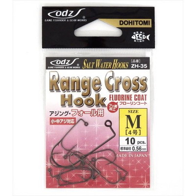 土肥富 シングルフック Odz ZH-35-P マイスターフック PTFE M(4号)