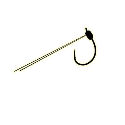 がまかつ ワーム329HGSF KGウィードレス #8 ワームフック