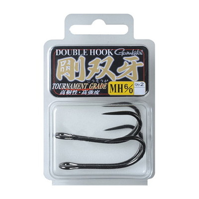 がまかつ バラ ダブルフック 剛双牙 MH 6/0 ルアーフック