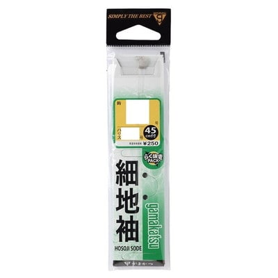がまかつ 針 (糸付)細地袖(茶) 4-0.6