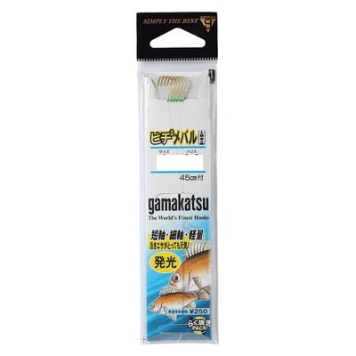 がまかつ 針 (糸付)ピチピチメバル(金)発光 7-0.8