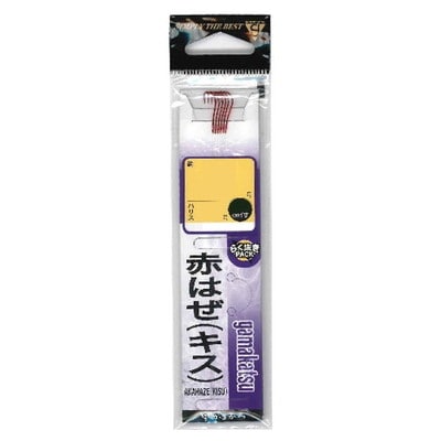 がまかつ 糸付 赤ハゼ(キス) 9号-ハリス1.5 針