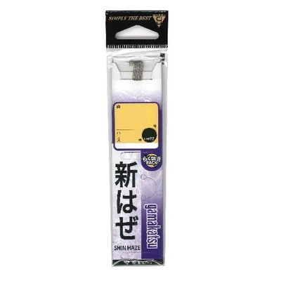 がまかつ 糸付 新ハゼ 茶 6号-ハリス1 針