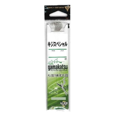 がまかつ 糸付 キジスペシャル 茶 45cm 6.5号-ハリス0.3 針